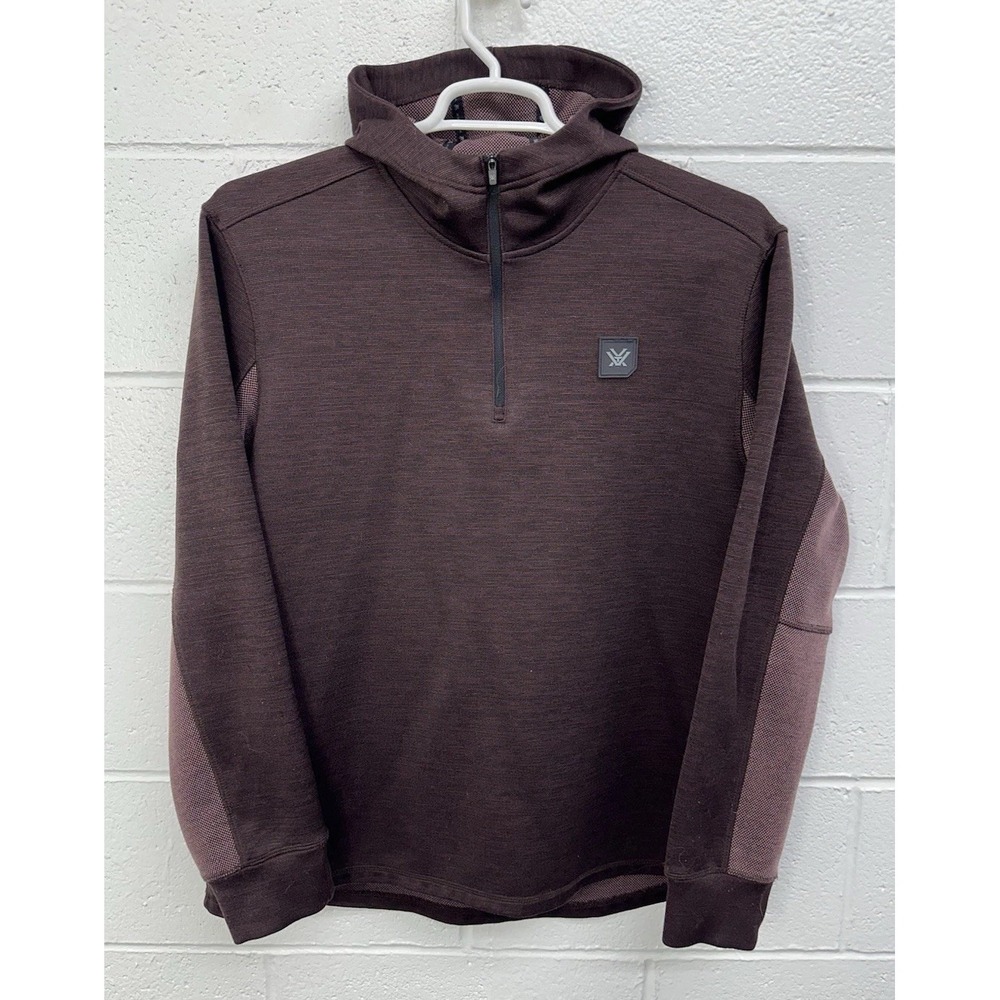 VORTEX Optics Frontier Mens‎ Purple 1/4 Zip Hoodie Sweatshirt Jacket XL
